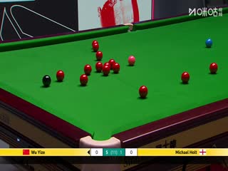 斯诺克英锦赛正赛32进16轮次 吴宜泽6-4迈克尔·霍尔特 20251130封面图