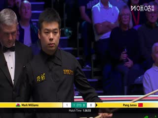 斯诺克英锦赛正赛16进8轮次 马克·威廉姆斯3-6庞俊旭 20251203封面图